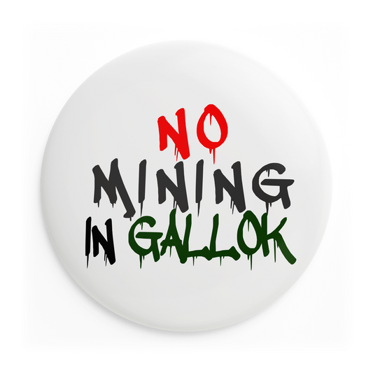 No mining in Gállok - Pin