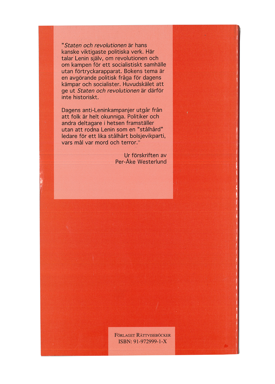 Staten och revolutionen - V I Lenin