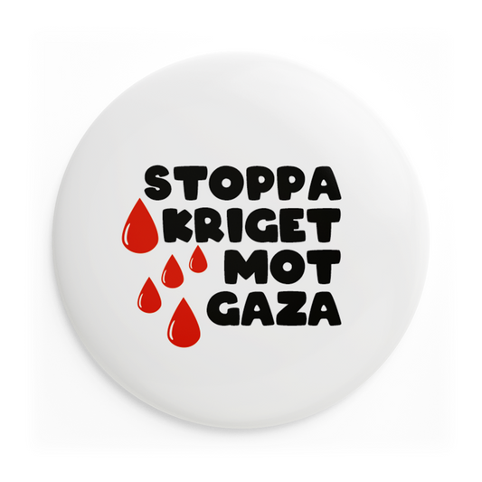 Stoppa kriget mot Gaza (droppar) - Pin