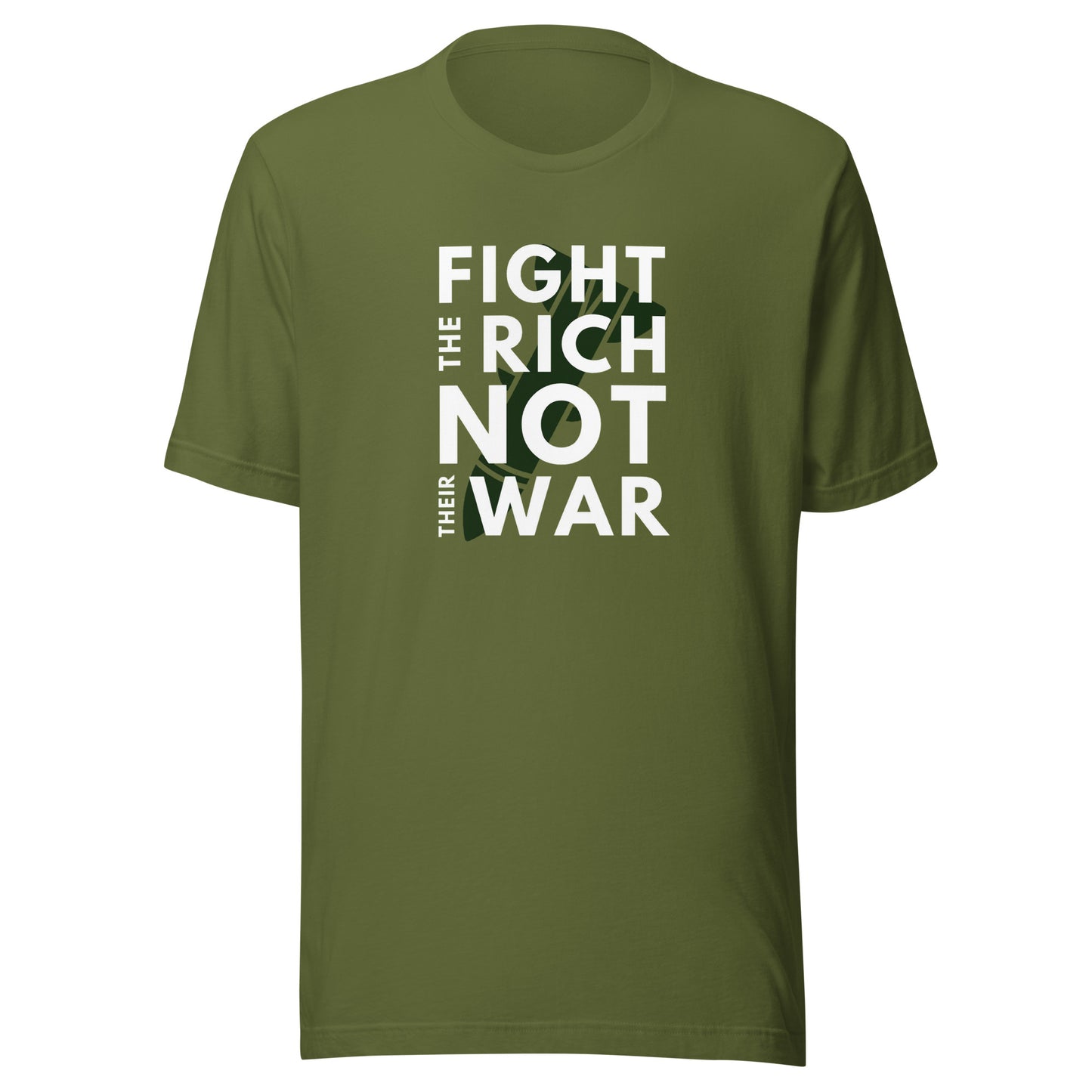 Fight the rich, not their war T-shirt