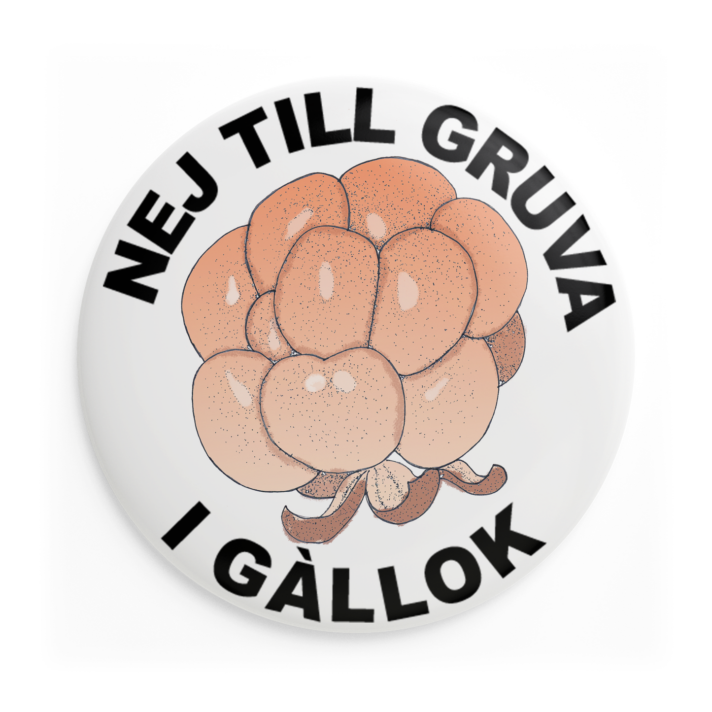 Nej till gruva i Gállok - Pin